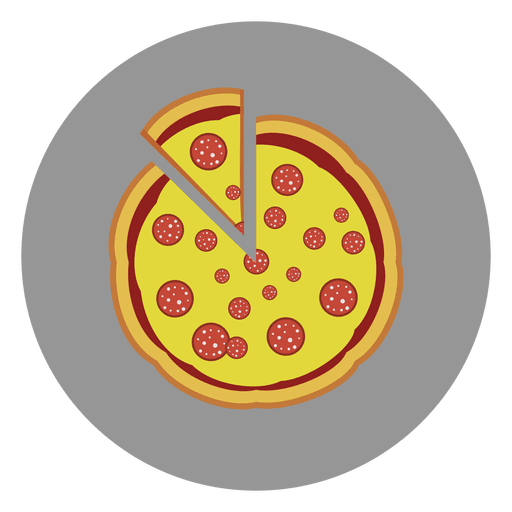 Pizza Kreis Symbol PNG-Design