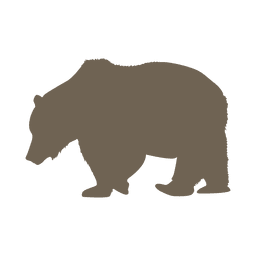 Eisbär Silhouette PNG-Design