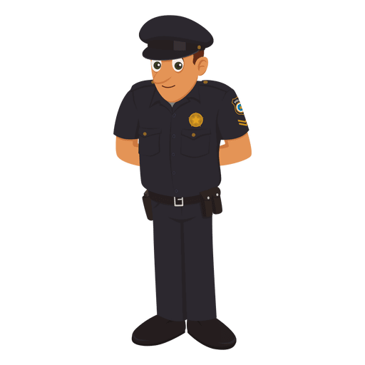 Policeman cartoon profession - Transparent PNG & SVG vector file