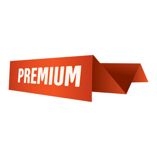 Banner premium de origami en venta Diseño PNG