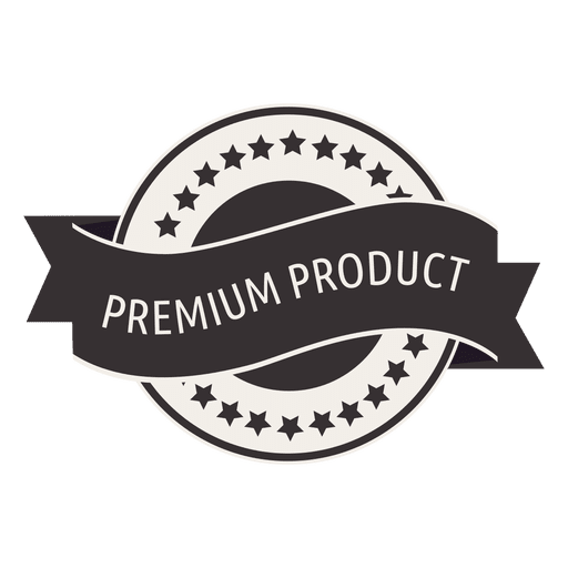 Premium Produkt Retro Siegel PNG-Design