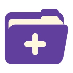 Ícone da pasta de prescrição Desenho PNG