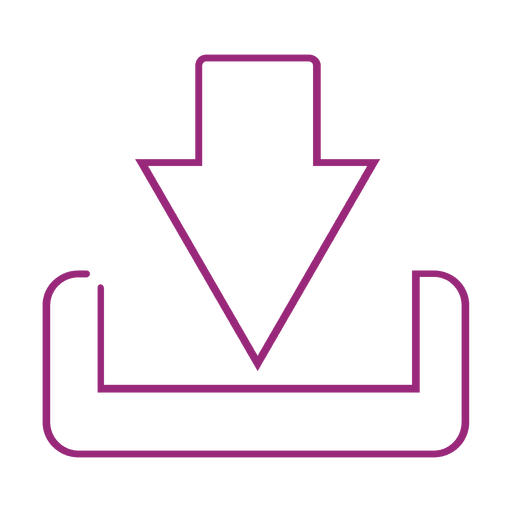 Purple download icon.svg PNG Design