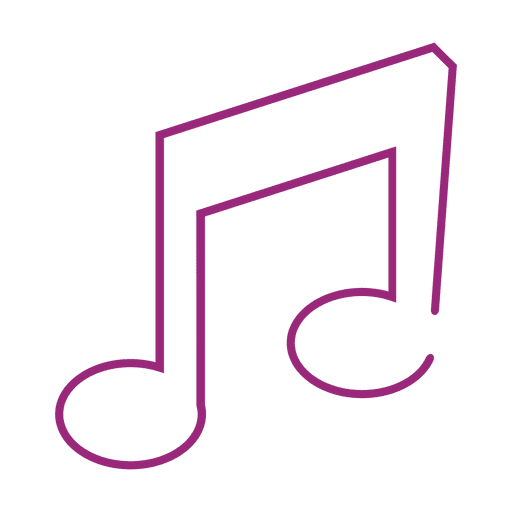 pink music note png