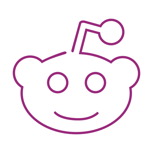 L?nea de emoticonos de sonrisa p?rpura icon.svg Diseño PNG