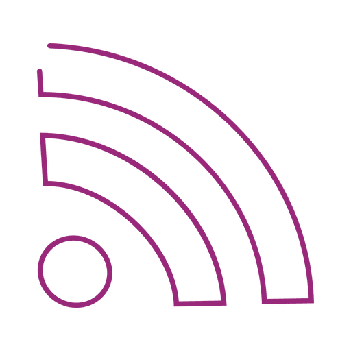 Purple Wifi Line Icon Svg Transparent Png Svg Vector File