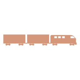 Logistiksymbol für Eisenbahnsendungen PNG-Design