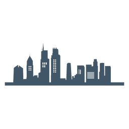 Icono de rascacielos de bienes raíces Diseño PNG Transparent PNG