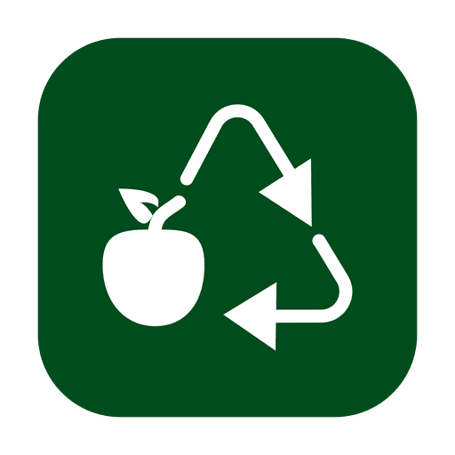 Recycle apple.svg PNG Design