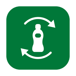 Reciclar garrafa 2.svg Desenho PNG