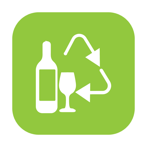 Recycle glass2.svg PNG Design