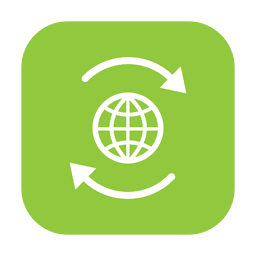 Reciclar globally.svg Desenho PNG