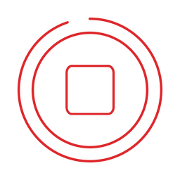 Línea de parada roja icon.svg Diseño PNG