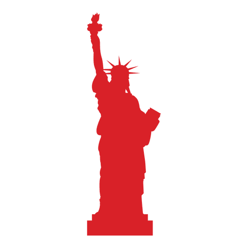 Red usa statue of liberty