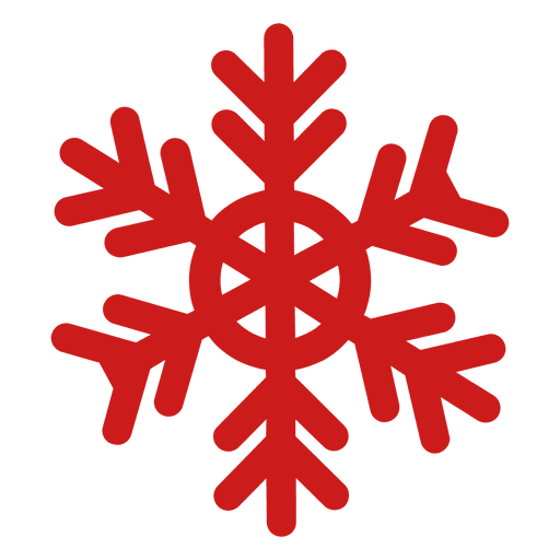 Download Red xmas snowflake - Transparent PNG & SVG vector file