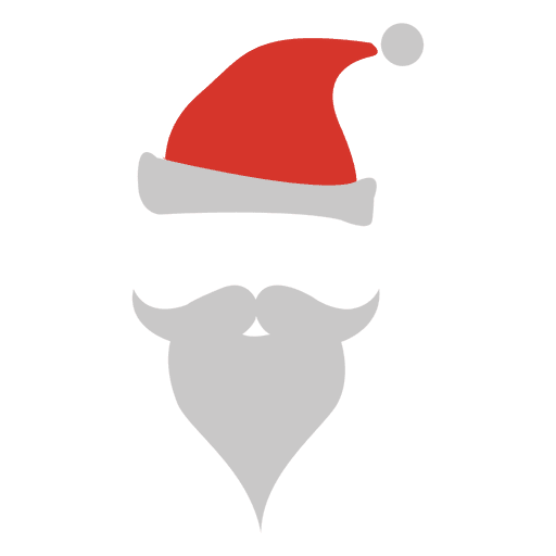 Design PNG E SVG De Gorro De Natal Do Papai Noel Para Camisetas