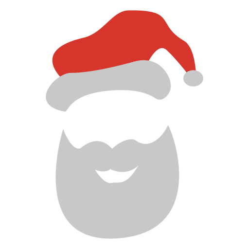Santa face hat beard