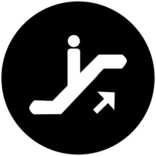 Icono de servicio redondo Scalator Diseño PNG