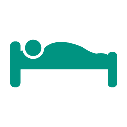 Icono de bienes raíces de cama para dormir Transparent PNG