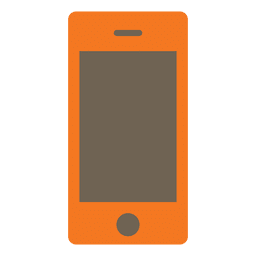 Smartphone-Gerät Silhouette PNG-Design