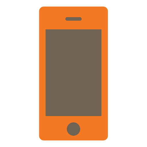 Smart phone device silhouette