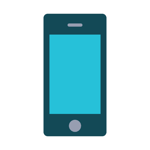 Smart phone icon PNG Design
