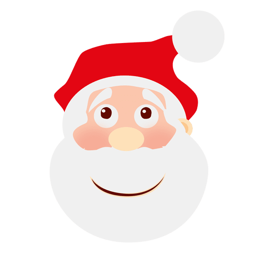Emoticon de Papai Noel Sorria Desenho PNG