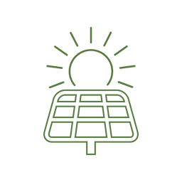 Línea de energía solar icon.svg Diseño PNG