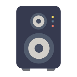 Icono de caja de sonido Diseño PNG
