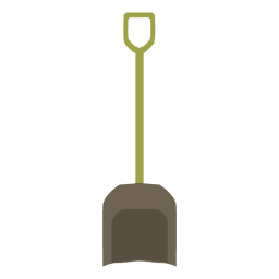 Icono de kit de camping de pala Diseño PNG