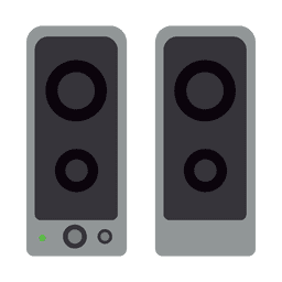 Speakers flat icon PNG Design Transparent PNG