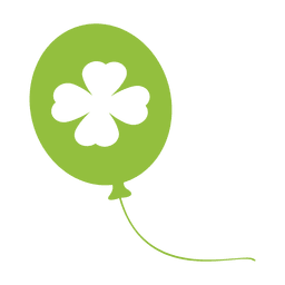 Balão trevo de São Patrício Desenho PNG