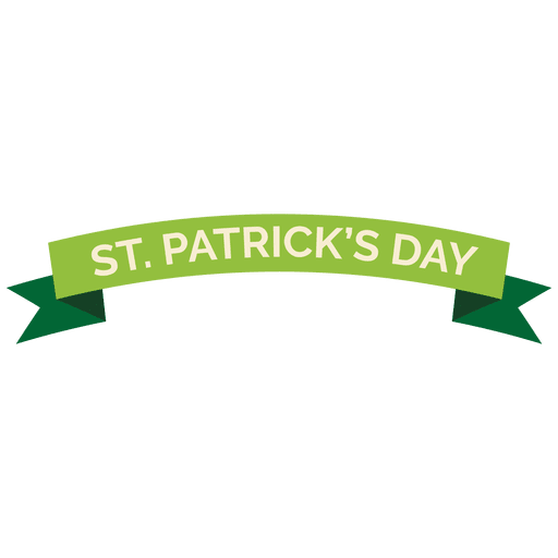 St. Patrick Day Band PNG-Design