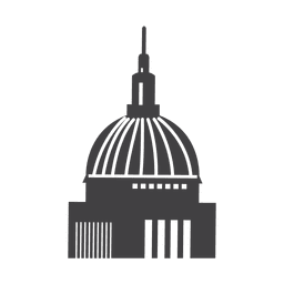 St pauls cathedral icon PNG Design