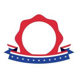 Distintivo de estrela bandeira dos eua Desenho PNG