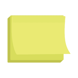 Ícone de nota adesiva Desenho PNG