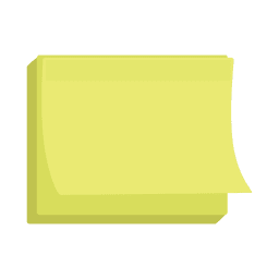 Sticky note icon Transparent PNG