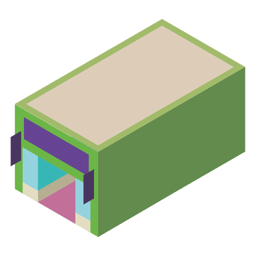 Store building isometric icon - Transparent PNG & SVG vector file