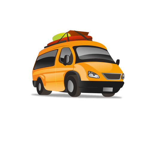 Taxi cartoon icon PNG Design