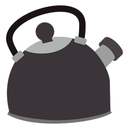 Icono plano de ganado de té Icono plano de ganado de té