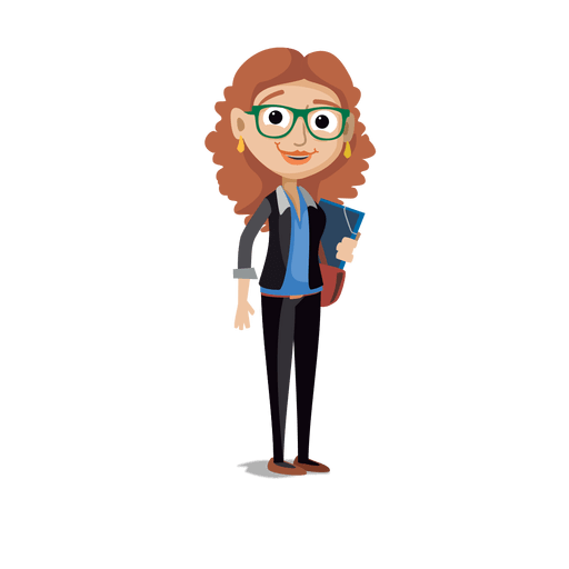 Profesión docente cartoon.svg - Descargar PNG/SVG transparente