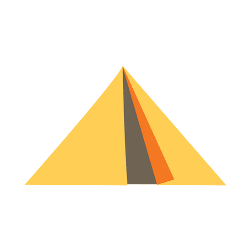 Icono de kit de carpa hicking Diseño PNG