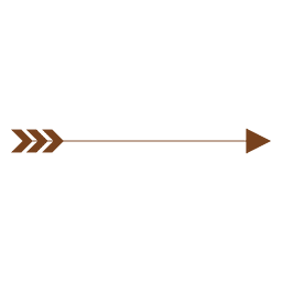 Winzige Pfeildekoration PNG-Design