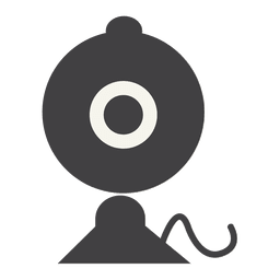 Webcam flaches Symbol PNG-Design