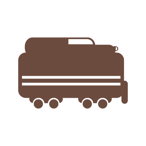 Icono de entrega de tren Diseño PNG