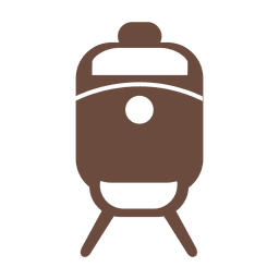Silhueta de transporte de trem Desenho PNG