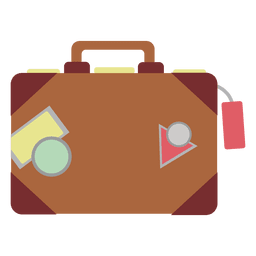 Travel bag icon PNG Design