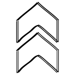 Desenho do cursor com setas triangulares Desenho PNG