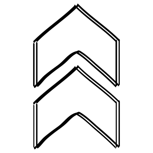 Desenho do cursor com setas triangulares Desenho PNG