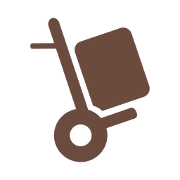 Trolly delivery icon PNG Design